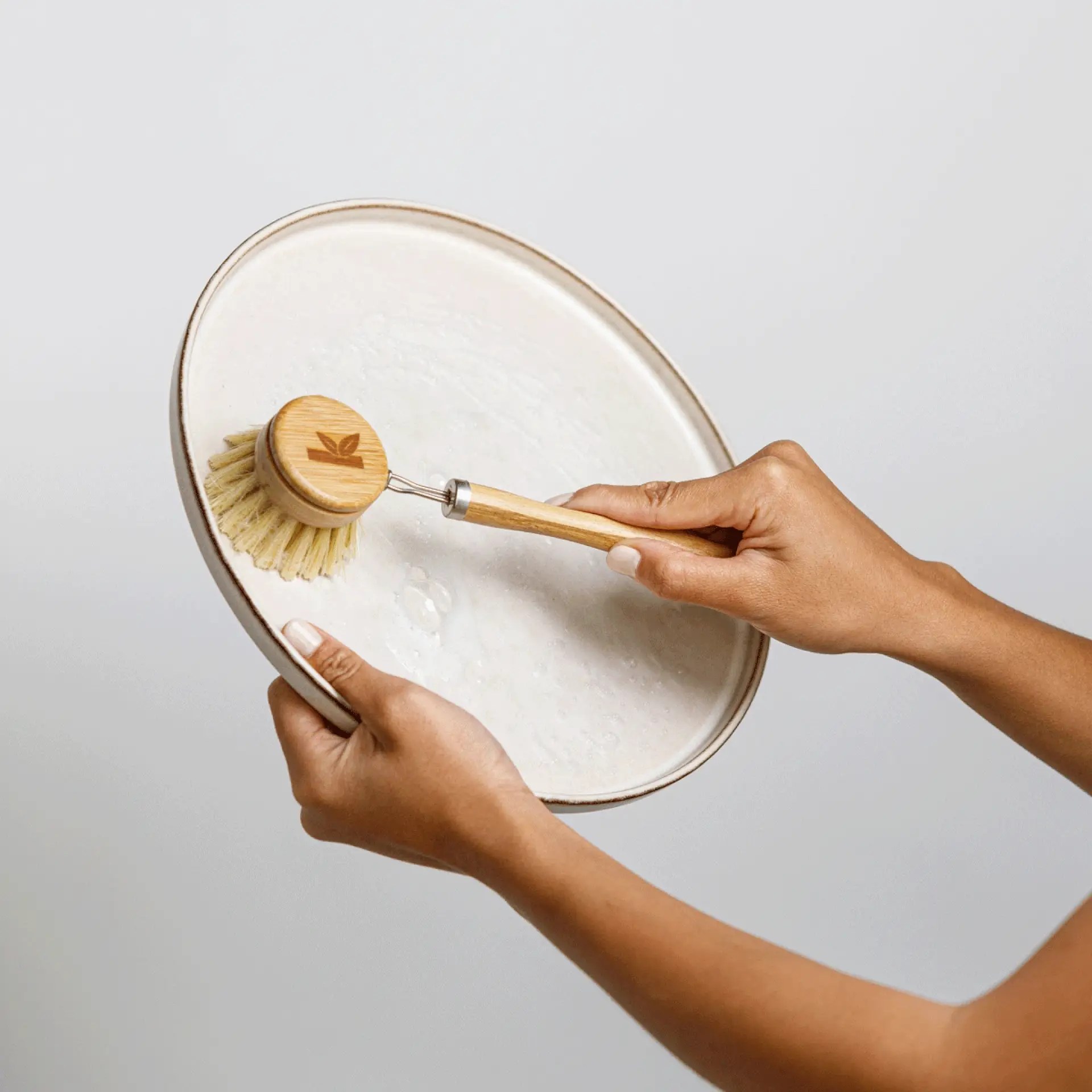 Bamboo Dish Brush Replacement Heads - Image 3